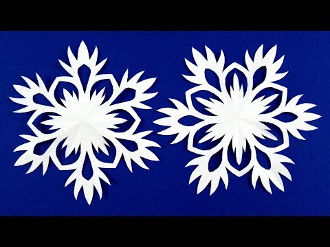 Schneeflocken basteln mit Papier fur Weihnachten ? DIY Sterne Bastelideen - Deko Weihnachtsbasteln