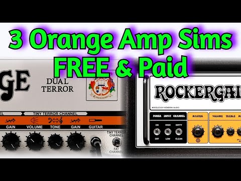 3 FREE & Paid ORANGE Amp Sims - IK Multimedia Dual Terror, Plugin Alliance & Black Rooster Audio