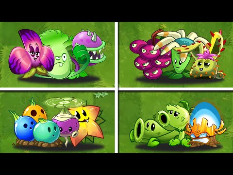Random 4 Best Plants Battles - Which Best Team? - PvZ 2 Team Plants vs Team Plants