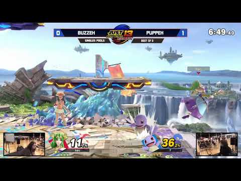 JRWI13- Puppeh (Pokemon Trainer) Vs. Buzzeh (Palutena) - Pools
