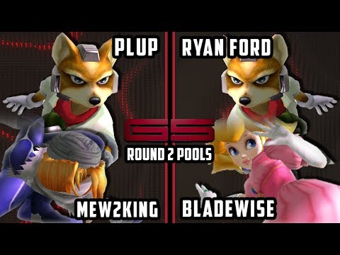 GENESIS 5 SSBM - PG | Plup & FOX MVG | M2K VS ERG | Ryan Ford & Bladewise - Smash Melee Doubles