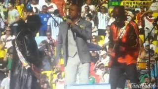 World Cup 2014 : Santana lighted up Closing Ceremony We Will Find A Way Part 2/3