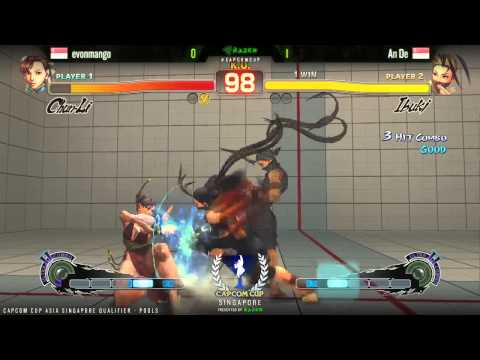 SSF4AE evonmango vs An De - CAPCOM-Cup Asia SINGAPORE Qualifiers