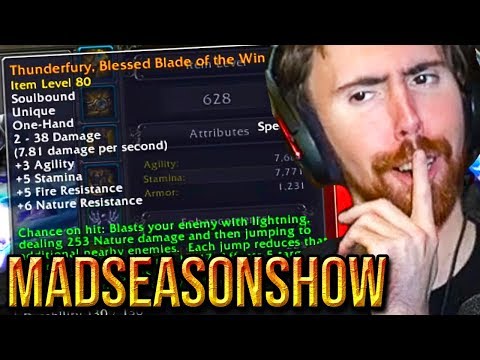 Asmongold Reacts To "Thunderfury, Blessed Blade of the Windseeker" - MadSeasonShow