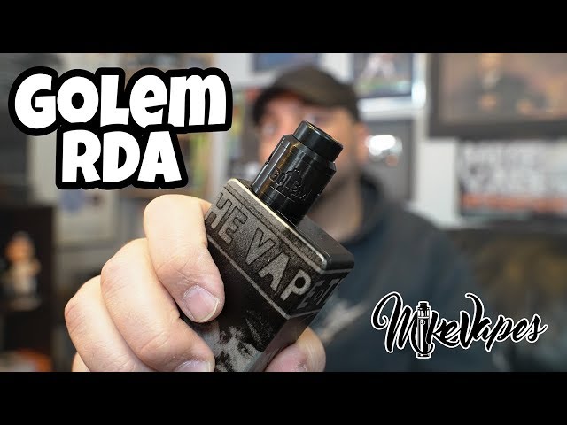 Airflow Beast! Golem Rda Review - Coil & Wicking Tutorial