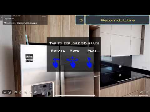 Las 4 maneras de explorar un gemelo digital creado mediante escaneo 3D con Matterport.