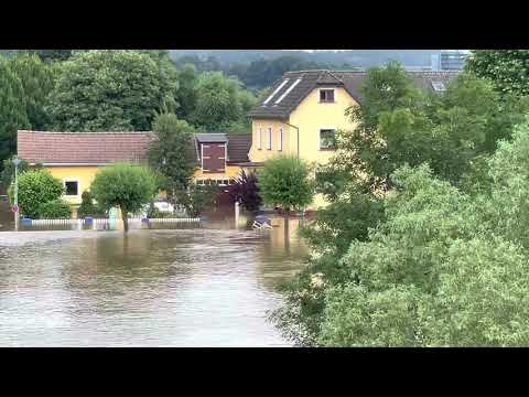 Hochwasser und Überschwemmung in Hattingen
