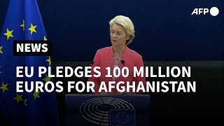 EU chief pledges extra 100 mn euros in humanitarian aid for Afghanista