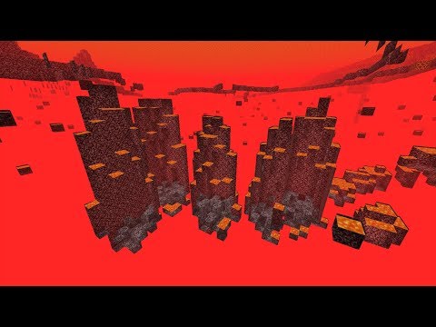Strange Shapes In The Nether (Minecraft 1.13 Update Pre-Release 3)