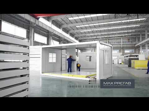 Max Prefab Foldable Flat Pack Container- New Invention 2018