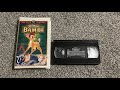 Bambi 1997 VHS Overview 2025 Edition