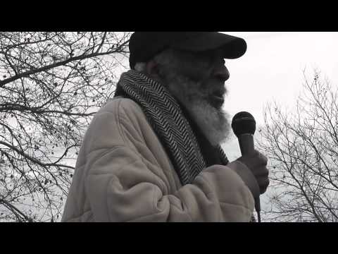 Dick Gregory at the No Honor In Racism Rally