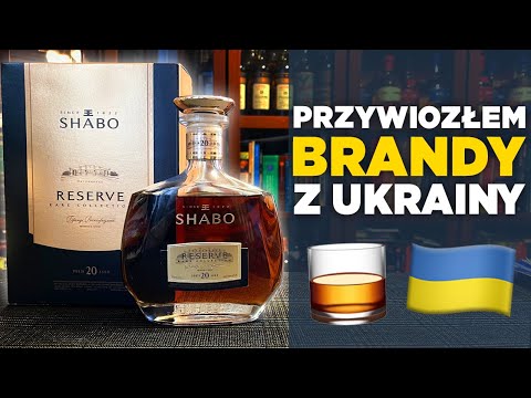 Piję ukraińską brandy! Jak smakuje БРЕНДІ ШАБО Reserve 20 yo? Topowa wersja marki Shabo spod Odessy!