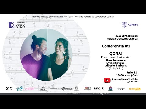 CCMC | Conferencia #1 XIII JMC 2023 |  Dúo QORA! - Introducción al taller de composición