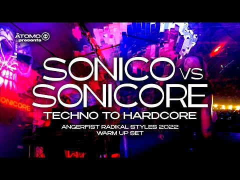 Sonico vs Sonicore: Techno to Hardcore @ Radikal Styles Festival 2022 | Angerfist Warm Up Set