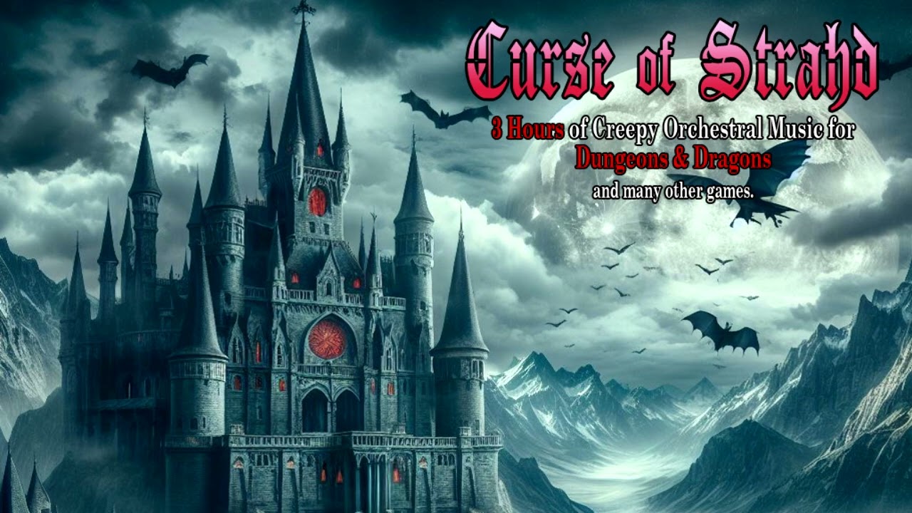 3 Hour Dark Gothic Orchestral Music ¦ Curse of Strahd ¦ For Dungeon's & Dragons and other games