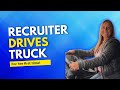 Recruiter Amber Drives Big Rig For First Time