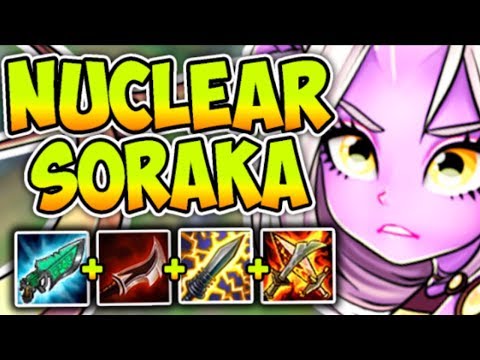 NUCLEAR ONE-SHOT SORAKA MID! THE MOST BROKEN GOD-TIER ASSASSIN! League of Legends