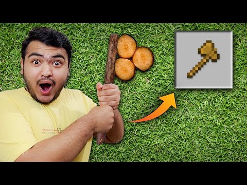 MrLucas - I Survived Using Minecraft Tools In Real Life