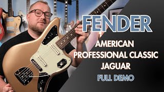 Video thumbnail for Fender American Professional Classic Series Jaguar: Full Demo by WJB3