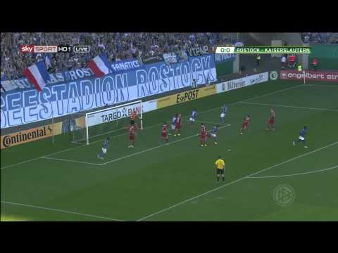 Hansa Rostock gegen Kaiserslautern - 1. Runde DFB Pokal 15/16 - ASAT
