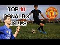Learn 10 EASY Cristiano Ronaldo MAN UTD Skills Tutorial | UFS2000