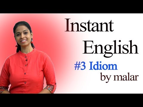 'Beat around the bush' #50 - Idiom 3 - 'Instant English' # 50 by Malar - Learn English with Kaizen Video