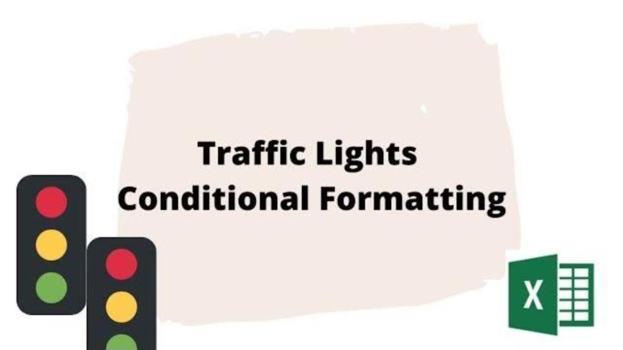 How to Create Traffic Light Icons with Conditional Formatting on MsExcel
