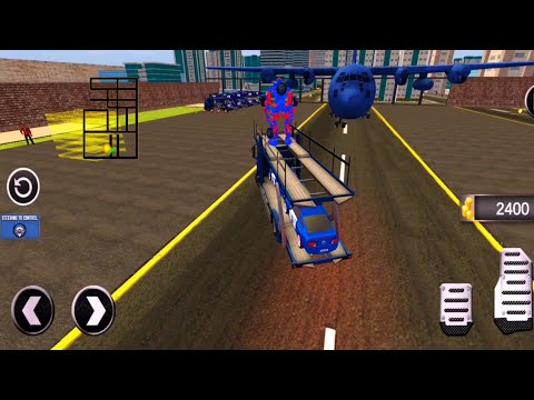 Robot Transform Muscle Car Robot Plane Transport * Android Gameplay