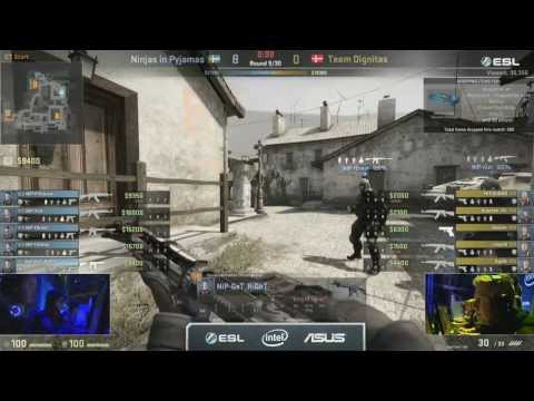 Dignitas vs NiP on de_inferno @ EMS One Katowice 2014 Semi Finals Game 1 (CS:GO DIG vs NiP)