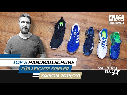Top-5 Handballschuhe für leichte Spieler - Saison 2019/20