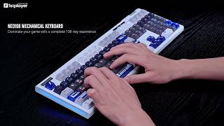 1stPlayer NEO108 유무선 기계식 (썬더스톰)_동영상_이미지