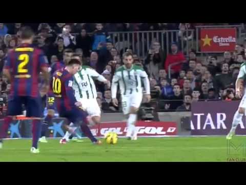 Messi 2 Brilliant Right Foot Goals vs Cordoba
