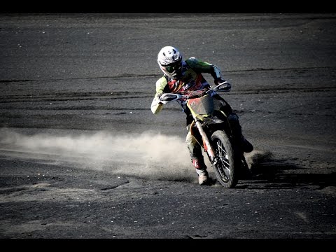 My first Flat Track ride at Badia di Calavena