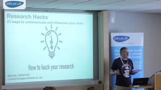 Jobs.ac.uk Talk - How to hack your research