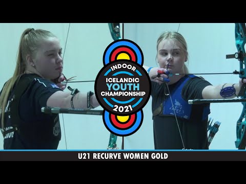 Valgerður VS Marín - Gold Final Recurve Women U21 Icelandic National Youth Championships 2021