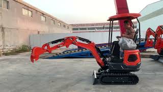 JL12 small excavator, the machine is being tested....#miniexcavator #excavator #construction