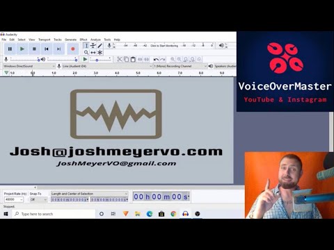 How To Use Audacity 2020 --Audacity, Voice Over, Podcast, Music, Home Studio Setup, EQs - Coaching