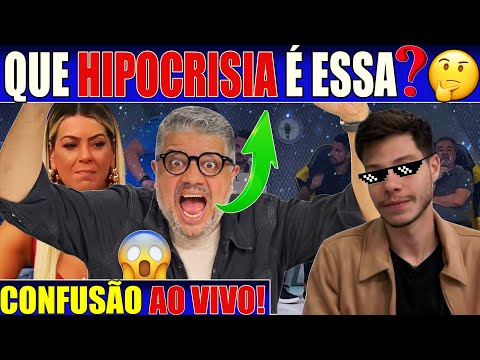 🚨HIPOCRISIA? SGARBI É DETONADO AO VIVO POR HÉVERTON!