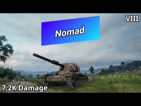 Charioteer Nomad (7,2K Damage) | World of Tanks