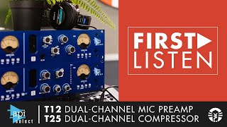 Video thumbnail for Tracking & Mixing With The API Select T12 Dual-Channel Mic Pre & T25 Dual-Channel Compressor by Vintage King