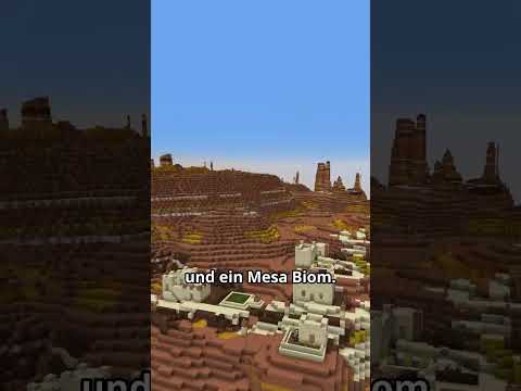 Insane Minecraft Seed: Village & Mesa at Spawn!