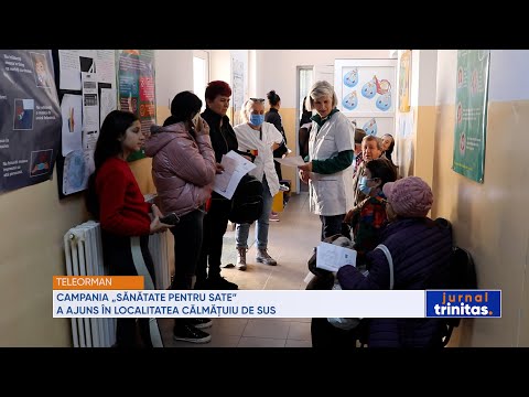 Campania „Sănătate pentru sateˮ a ajuns în localitatea Călmățuiu de Sus