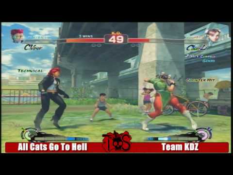 Dirty Jersey 6-27-2010 SSF4 Teams: All Cats Go To Hell vs Team KDZ