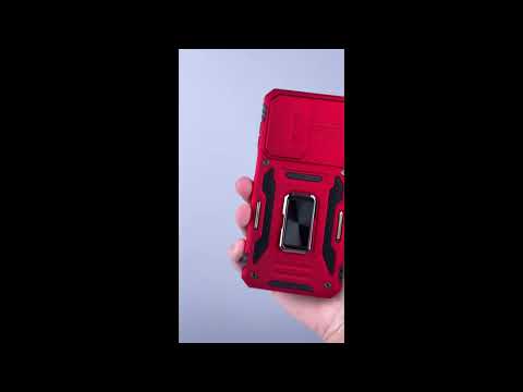 Чехол на Redmi Note 14 Pro 5G противоударный черный Чехол со шторкой с противоударной защитой для смартфона - фото 1 - id-p2898252744