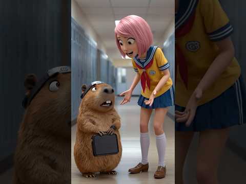 Colocaram PASTA de DENTE no LANCHE da CAPIVARA fofa ! 😥