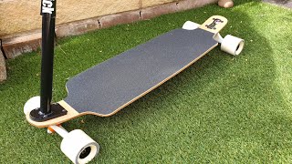 How to make a Longboard into a Scooter hybrid.