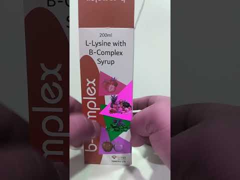 Vitamin B Complex With L Lysine Syrup