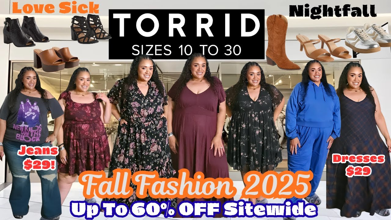 Torrid Plus Size Fashion 2025|Plus Size  Fall Fashion 2025|Torrid Jeans|Torrid Dresses|FT STTBAGS