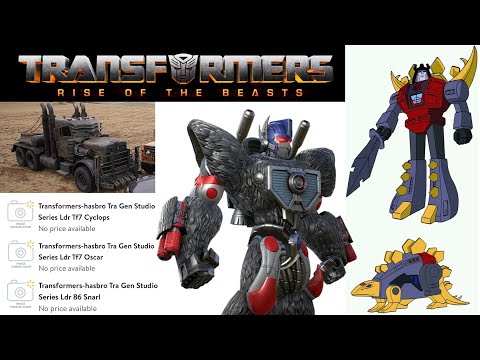 Transformers 2023 LEAKS! SS86 LDR SNARL Confirmed! ROTB Optimus Primal & Scourge Are COMING!